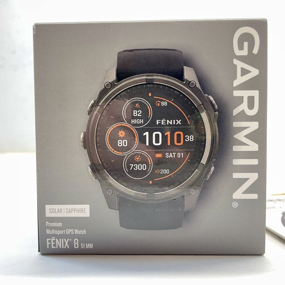 Garmin Fenix 8 x Sapphire Solar 51mm (Brand New) With Extras - Picture 2 of 7